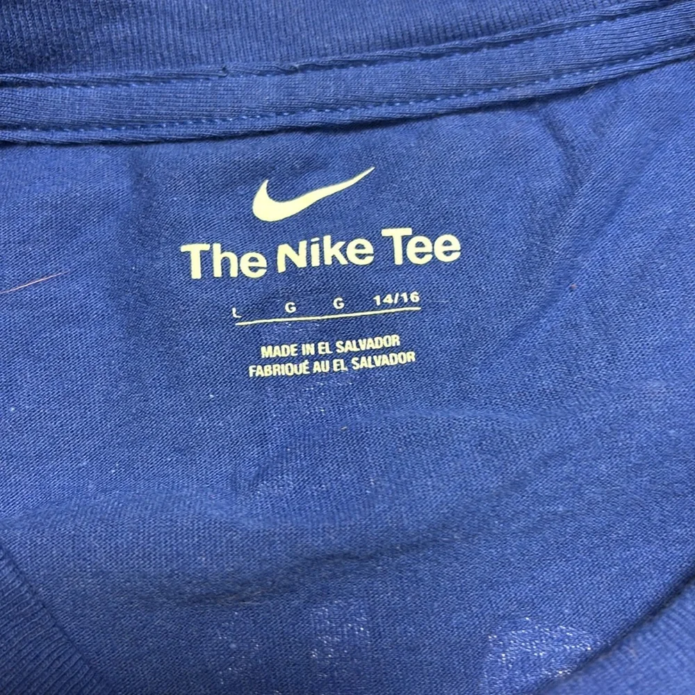 Kids Nike Blue Mile High City Tee with Yellow Accents size L